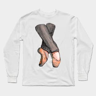 Pointe pink Long Sleeve T-Shirt